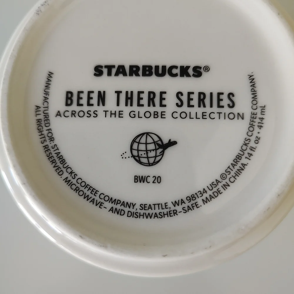 Starbucks Florida Been There Series Coffee Mug 14 Oz. Pink Green - Picture 7 of 9